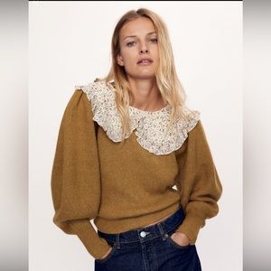 Zara Peter Pan Collar Sweater
